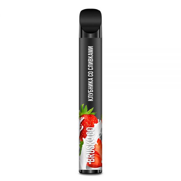 Электронная сигарета Brusco "Клубника со сливками" 800 затяжек оригинал